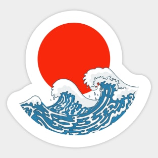 Japan rising sun Sticker